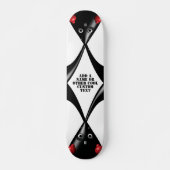 Niedlich Tough Bunny Boxer Rabbit Skateboard (Vorne)