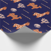 Niedlich Toy Animal Cactus Kids Geschenkpapier (Ecke)