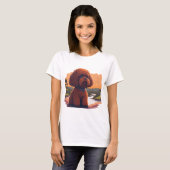 Niedlich Toy Poodle T-Shirt (Vorne ganz)