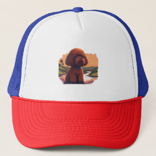 Niedlich Toy Poodle Truckerkappe