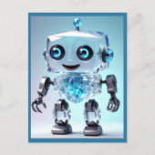 Niedlich Toy Robot Postkarte (Vorderseite)