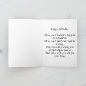 Niedlich Tree Frog zum Geburtstag Karte (Innenseite)