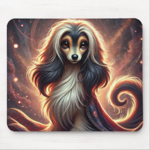 Niedlich Trendy Afghan Hound   Anime Mousepad