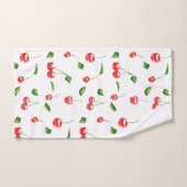 Niedlich Trendy Delicious Cherry | Badhandtuch Set (Handtuch)