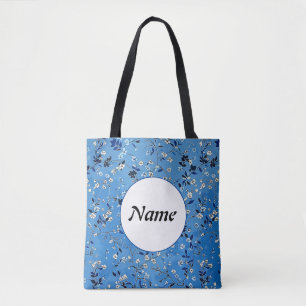 Niedlich Trendy Girly Cartoon Blume Name Tasche