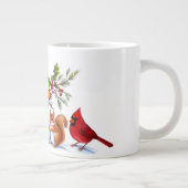 Niedlich Trendy Modern Funny Christmas Jumbo-Tasse (Rechts)