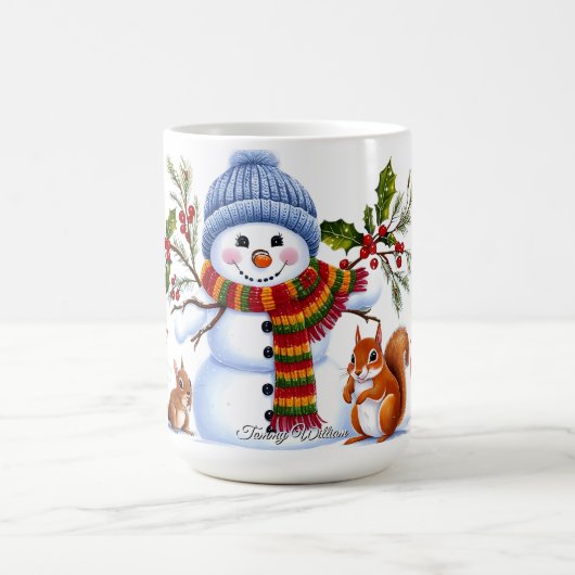 Niedlich Trendy Modern Funny Christmas Kaffeetasse (Mittel)