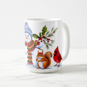 Niedlich Trendy Modern Funny Christmas Kaffeetasse (VorderseiteRechts)