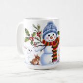 Niedlich Trendy Modern Funny Christmas Kaffeetasse (Vorderseite Links)