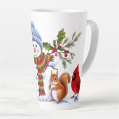 Niedlich Trendy Modern Funny Christmas Milchtasse (Rechte Ecke)