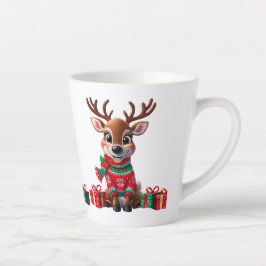 Niedlich Trendy Modern Funny Christmas Milchtasse