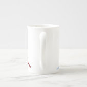 Niedlich Trendy Modern Funny Christmas Porzellantasse (Rückseite)