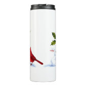 Niedlich Trendy Modern Funny Christmas Thermosbecher (Rückseite)