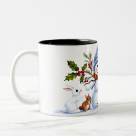 Niedlich Trendy Modern Funny Christmas Zweifarbige Tasse