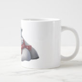 Niedlich Trendy Moderne Moderne Funny Frohe Weihna Jumbo-Tasse (Rechts)
