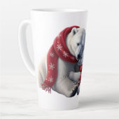 Niedlich Trendy Moderne Moderne Funny Frohe Weihna Milchtasse (Linke Ecke)