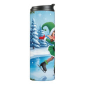 Niedlich Trendy Moderne Moderne Funny Frohe Weihna Thermosbecher (Nach links gedreht)