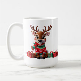 Niedlich Trendy Moderner Spaß Weihnachten Kaffeetasse