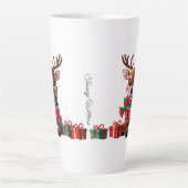 Niedlich Trendy Moderner Spaß Weihnachten Milchtasse (Vorderseite)