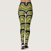 Niedlich trendy multicolor "Ratti_Creative_Arts" L Leggings (Rückseite)
