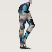 Niedlich trendy multicolor "Ratti_Creative_Arts" L Leggings (Rechts)
