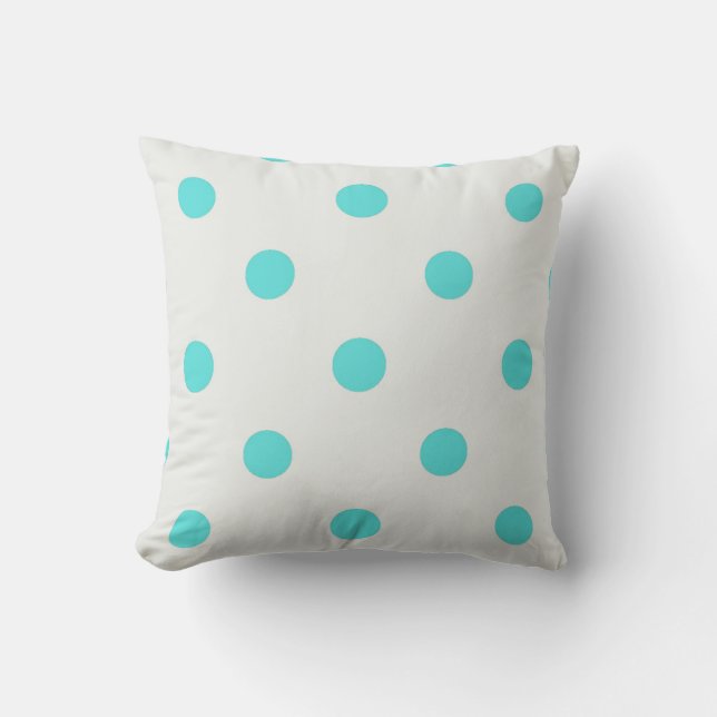 Niedlich Trendy Polka Dots Kissen (Vorderseite)