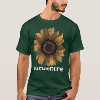 Niedlich Trendy Schöne Herbstsaison Sonnenblumen T-Shirt