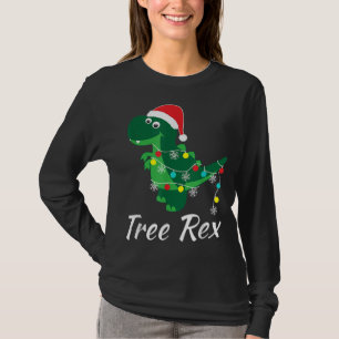 Niedlich Trex Funny Dino Weihnachtsmannmütze PJ Ch T-Shirt