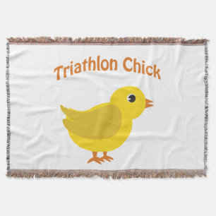 Niedlich Triathlon Chick Decke