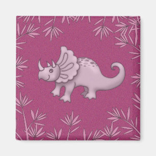 Niedlich Triceratops Dinosaurier Magnet