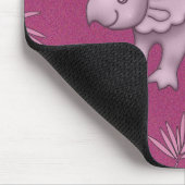 Niedlich Triceratops Dinosaurier Mousepad (Ecke)