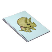 Niedlich Tricerops Notebook Notizblock (Rechte Seite)