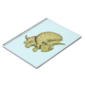 Niedlich Tricerops Notebook Notizblock (Linke Seite)
