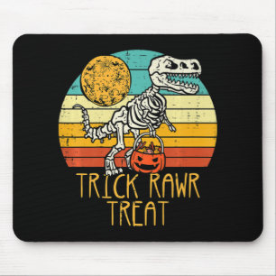 Niedlich Trick Rawr Leckerei Skelett Trex Kleinkin Mousepad