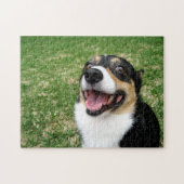 Niedlich Tricolor Corgi Puzzle (Horizontal)