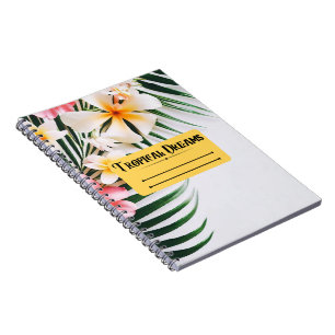 Niedlich Tropical Dreams Notebook Notizblock