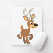 Niedlich Trotting Cartoon Deer Mousepad (Mit Mouse)