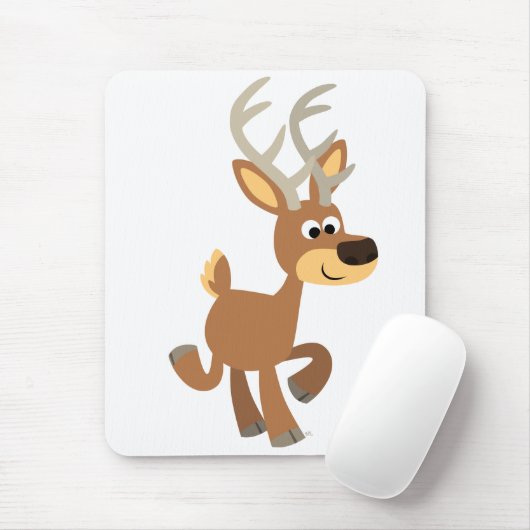 Niedlich Trotting Cartoon Deer Mousepad (Mit Mouse)