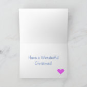 Niedlich Trotting Pony Christmas Karte (Innenseite)