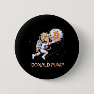 Niedlich Trump Bitcoin Donald Pump Crypto Bull Pre Button