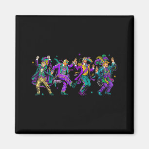 Niedlich Trump Dance Mardi Gras Day Funny Trump Ma Magnet