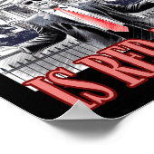 Niedlich Trump das neue Jahr ist wieder rot im Wei Poster (Ecke)