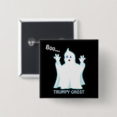 Niedlich Trumpy Ghost Button (Vorne & Hinten)