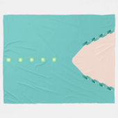 Niedlich Türkis 🎀 Ball Gown Blouse Fleecedecke (Vorderseite (Horizontal))