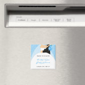 Niedlich Türkis speichern Sie die Datumsmagnete Magnet (In Situ (Geschirrspüler))