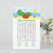 Niedlich Turtle Baby Shooter Word Search Game (Stehend Vorderseite)
