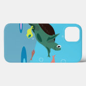 Niedlich Turtle Case-Mate iPhone Hülle (Rückseite (Horizontal))