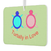 Niedlich Turtle Couple Autolufterfrischer (Links)