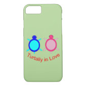 Niedlich Turtle Couple Case-Mate iPhone Hülle (Rückseite)
