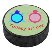 Niedlich Turtle Couple Eishockey Puck (3/4)